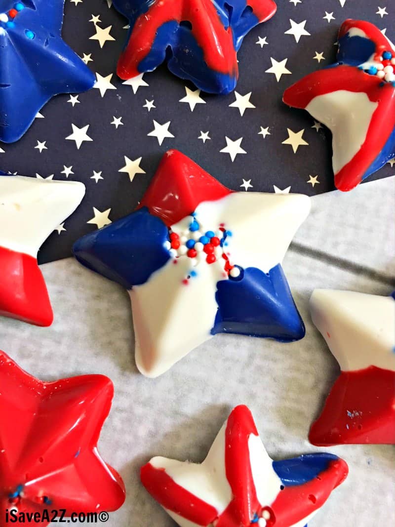 Easy Patriotic Chocolate Stars