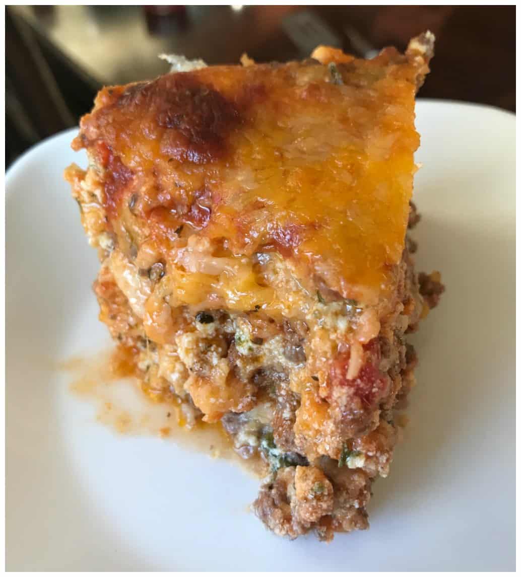 Keto Lasagna Recipe (made with no noodles)