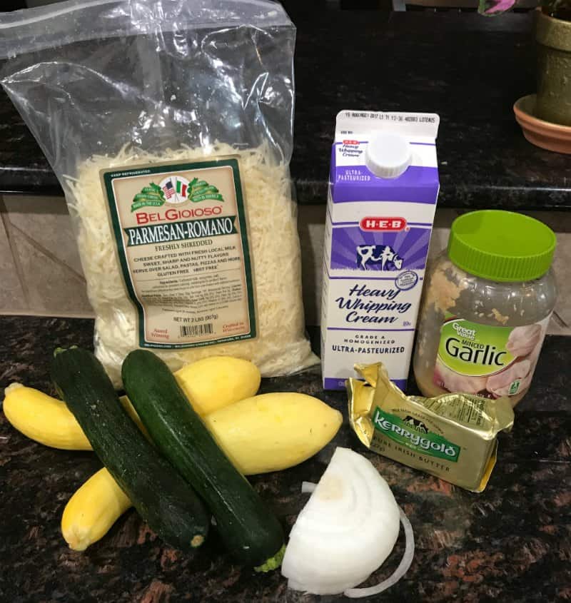 Cheesy Zucchini Squash Au Gratin Bake Recipe