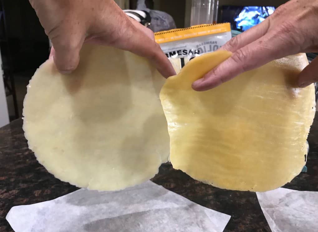 No Carb Cheese Wrap FOLIOS Copycat Recipe (Keto Friendly Cheese Tortilla)