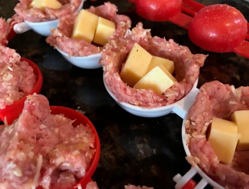 Keto Cheese Stuffed Meatballs Recipe
