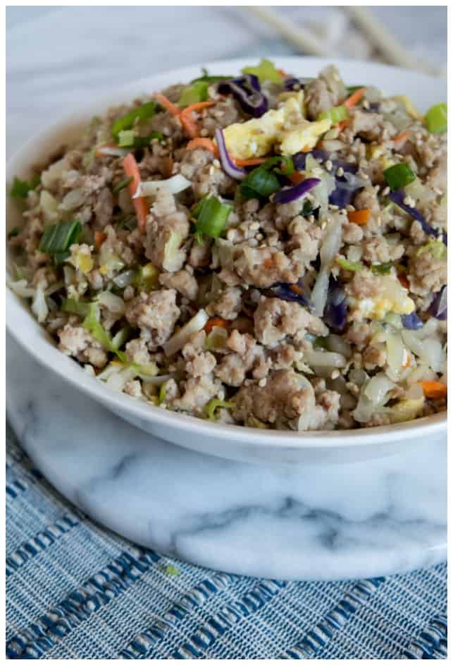 Keto Egg Rolls (in a bowl) Recipe