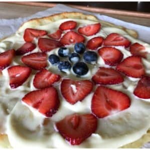 Keto Fruit Pizza Dessert Recipe