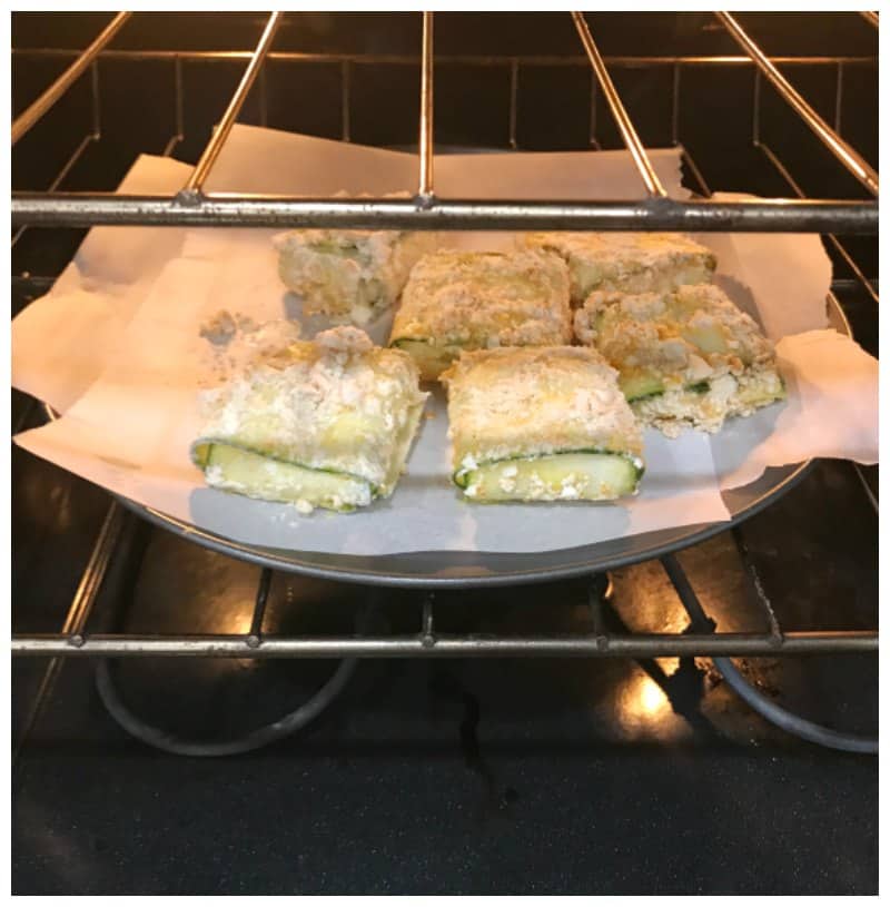 Low Carb Baked Zucchini Mozzarella Cheese Squares