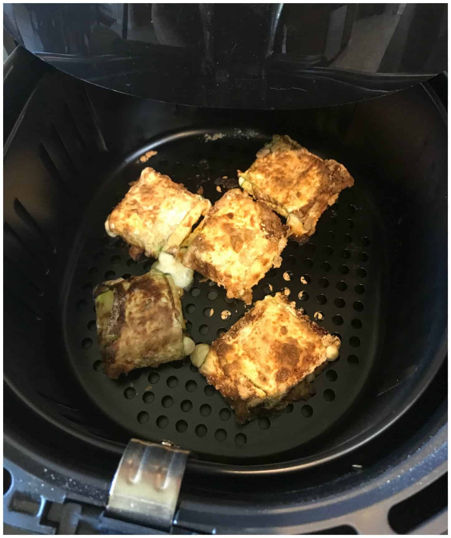 Low Carb Baked Zucchini Mozzarella Cheese Squares