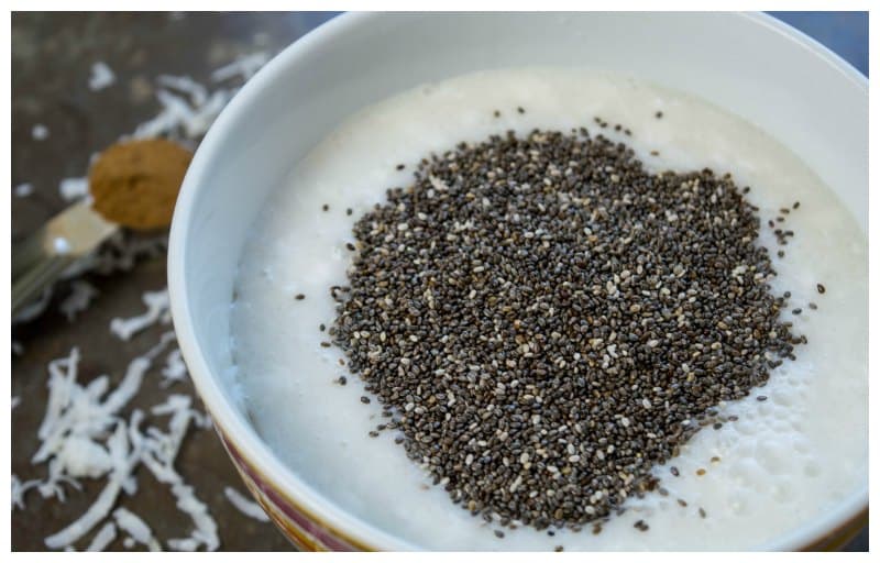 Low Carb Overnight Chia Oatmeal