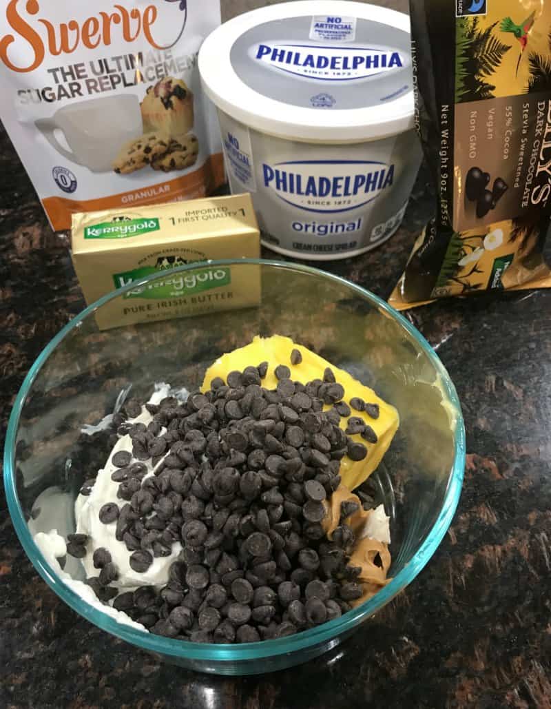 Keto Birthday with Chocolate Chip Cookie Dough Fat Bombs