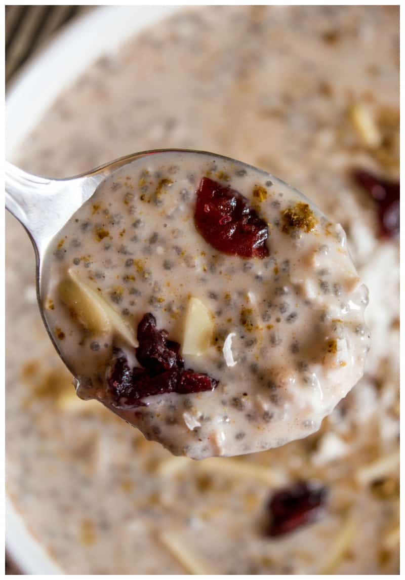 Low Carb Overnight Chia Oatmeal