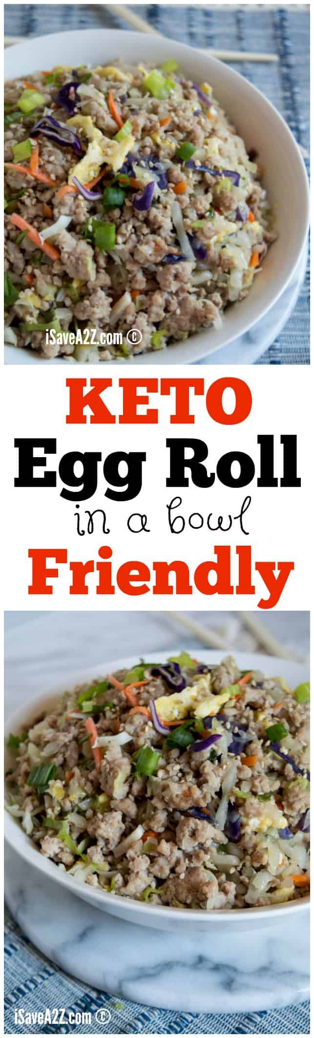 Keto Egg Rolls (in a bowl) Recipe