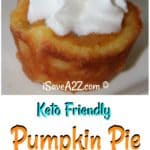 Keto Mini Pumpkin Pie Bites