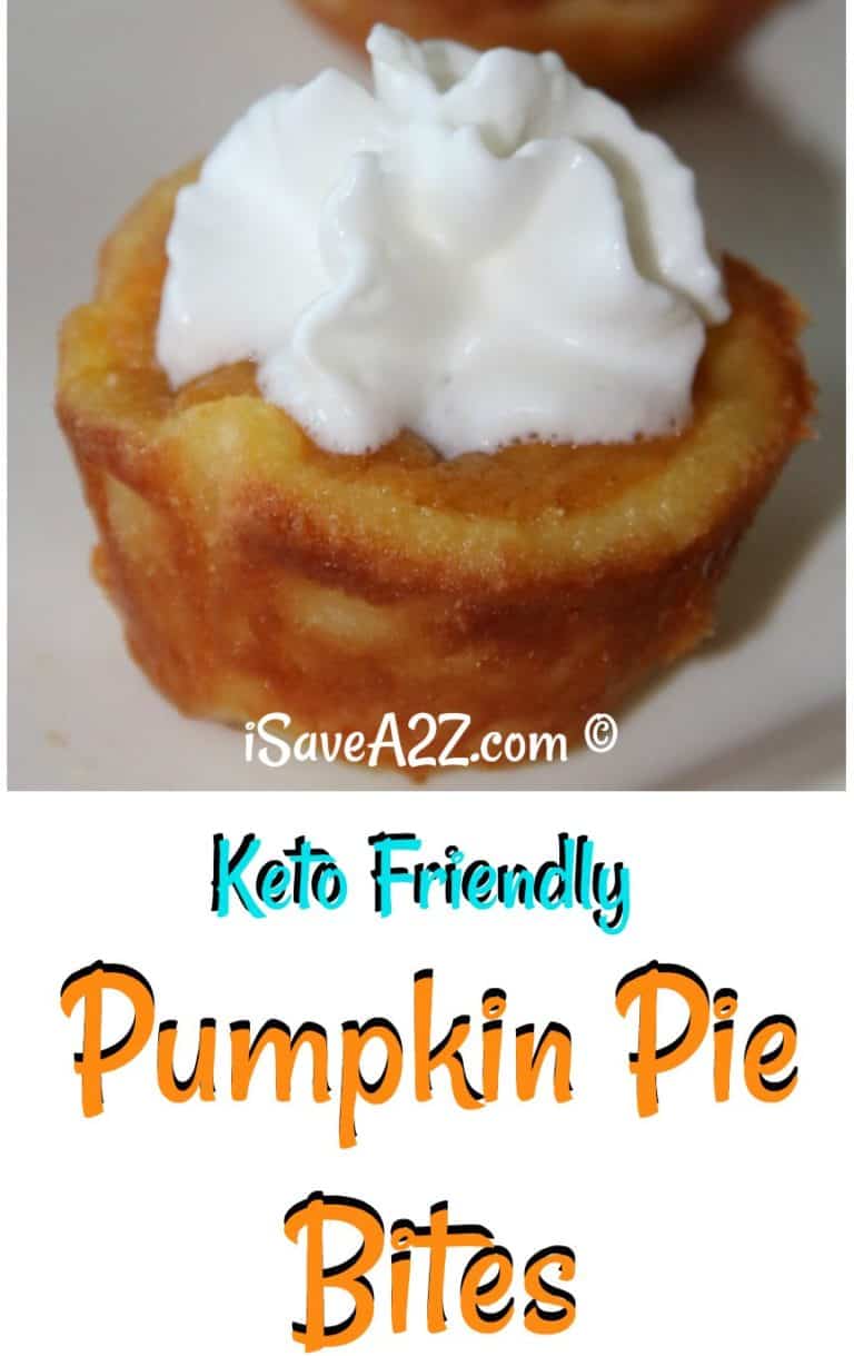 Keto Mini Pumpkin Pie Bites