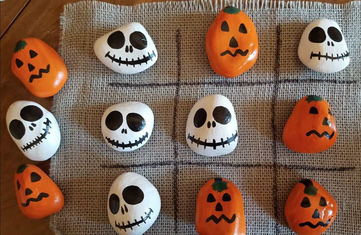 Halloween Tic Tac Toe Set Craft Idea