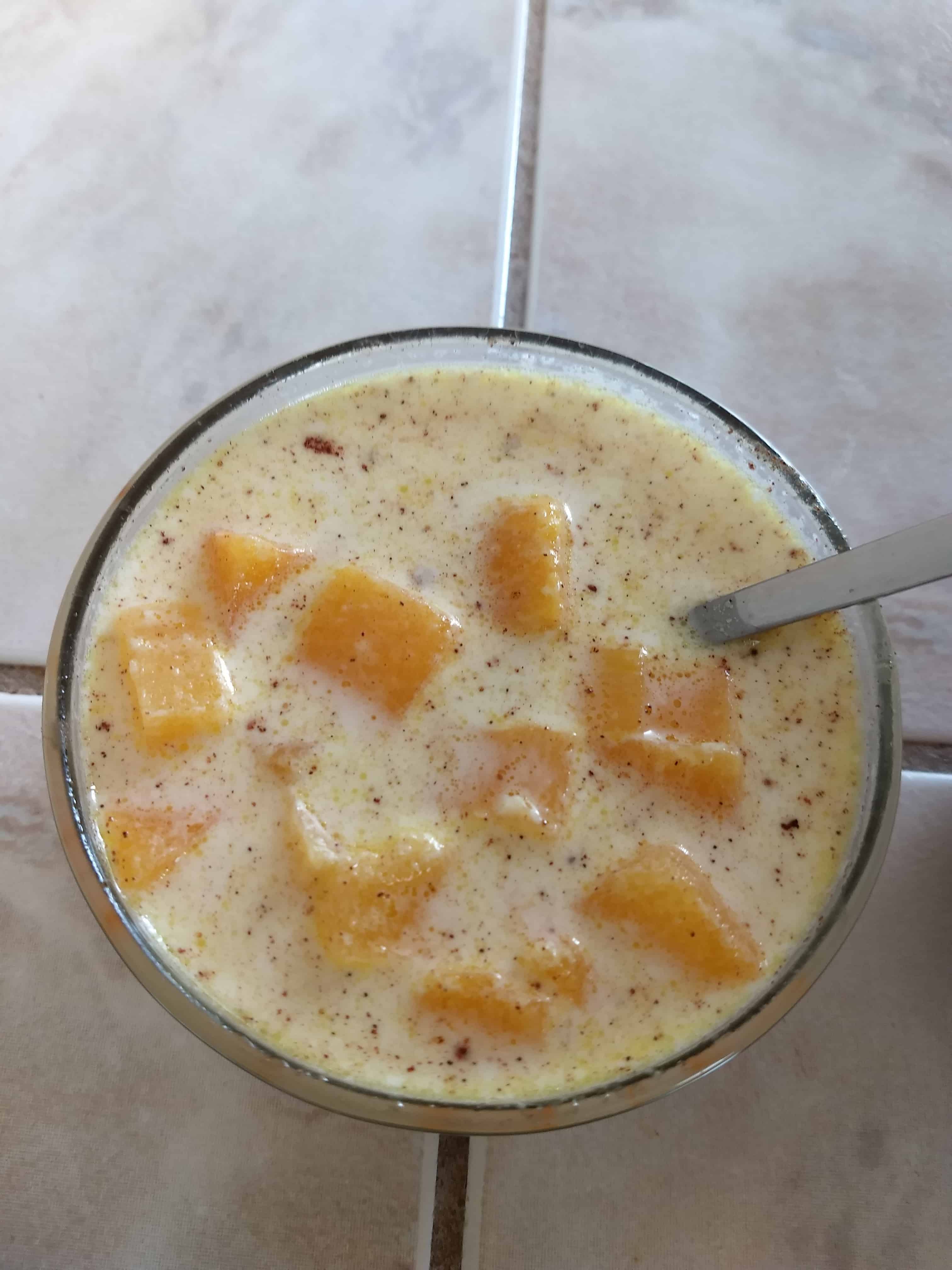 Low Carb Creamy Pumpkin Drink Recipe (was my childhood sweet in my country)