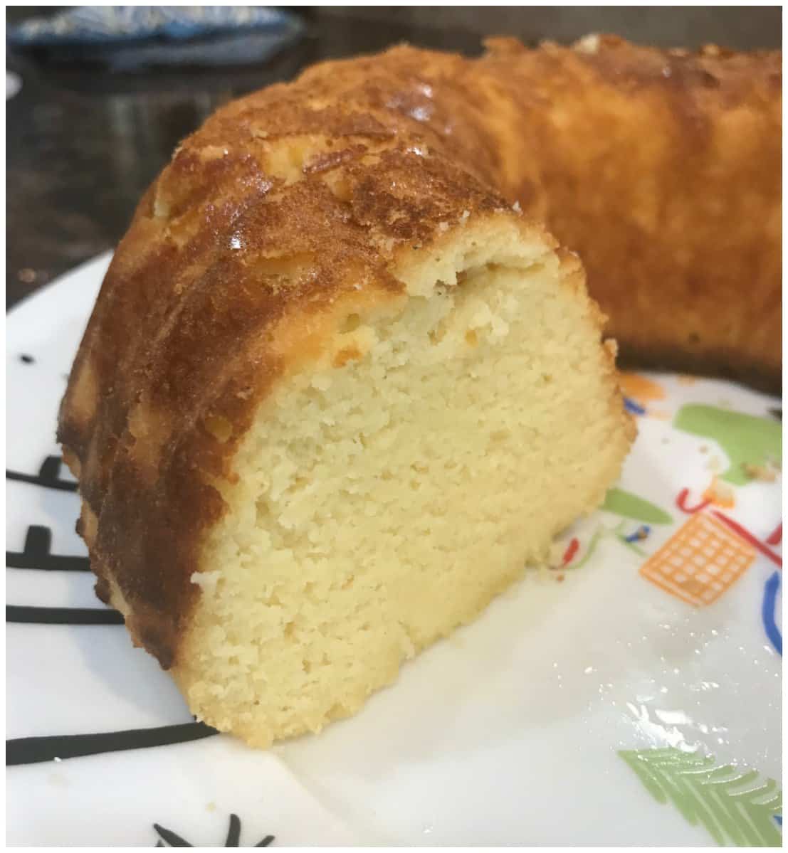 Low Carb and Keto Friendly Butter Cake Recipe
