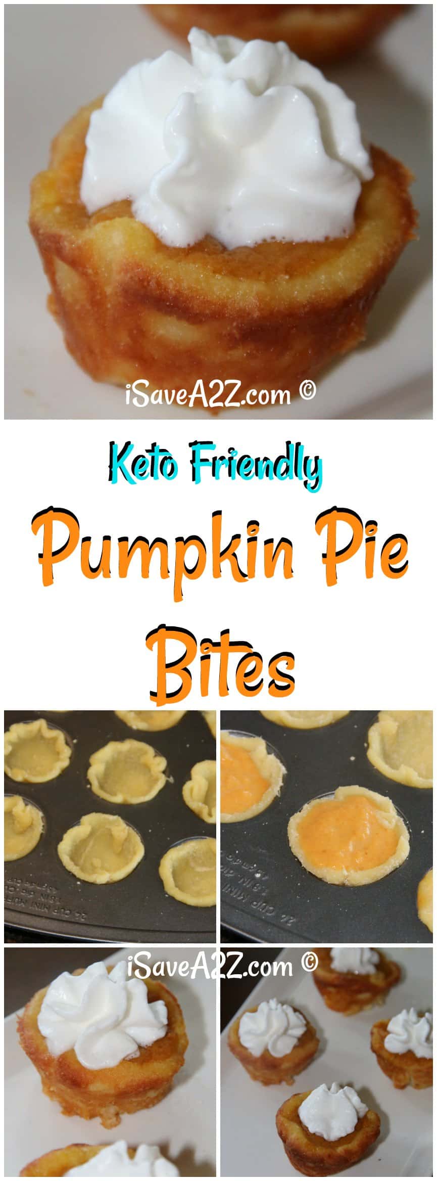 Keto Mini Pumpkin Pie Bites