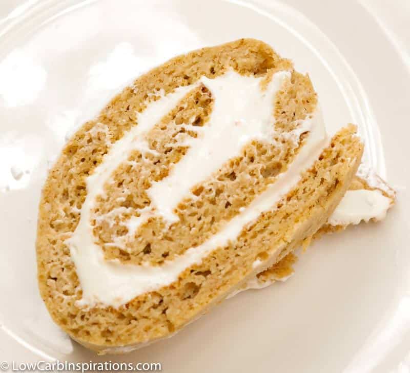 Looking for a keto pumpkin dessert? This Keto Pumpkin Roll Recipe is just what you are looking for! Light and fluffy, this pumpkin roll won't disappoint. At 2 net carbs per serving, this is going to be your go-to fall dessert.