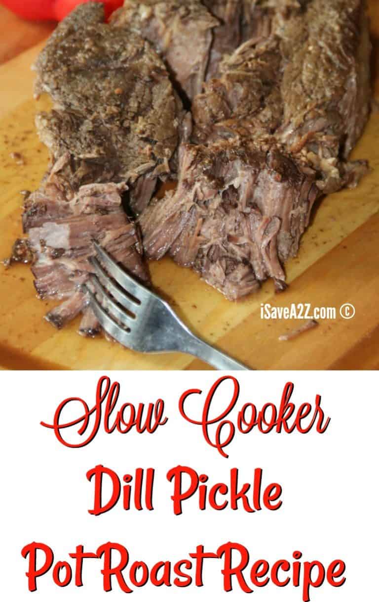 Slow Cooker Dill Pickle Pot Roast Recipe