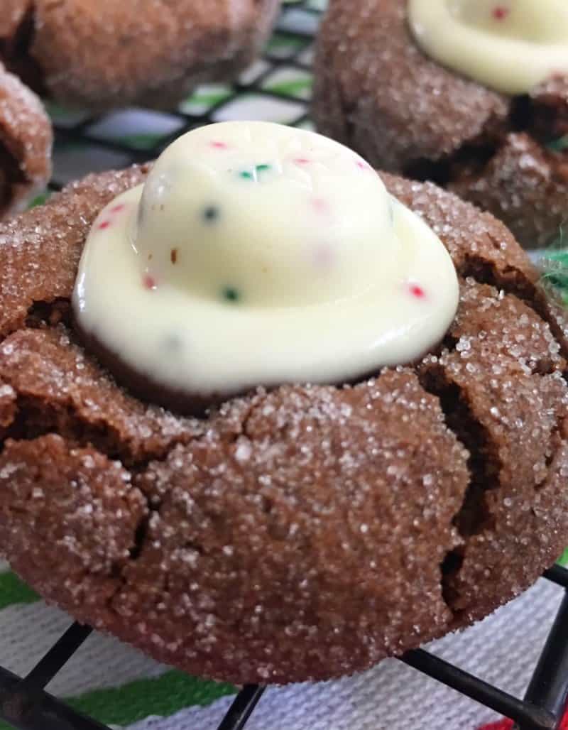 Chocolate Peppermint Blossoms