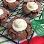 Chocolate Peppermint Blossoms