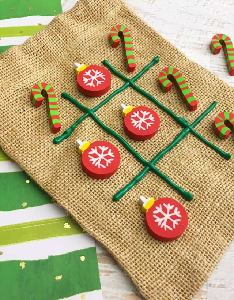 Christmas Tic Tac Toe Stocking Stuffer Craft Idea