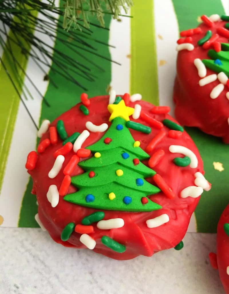 Christmas tree Oreos