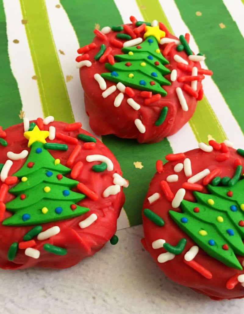 Christmas tree Oreos