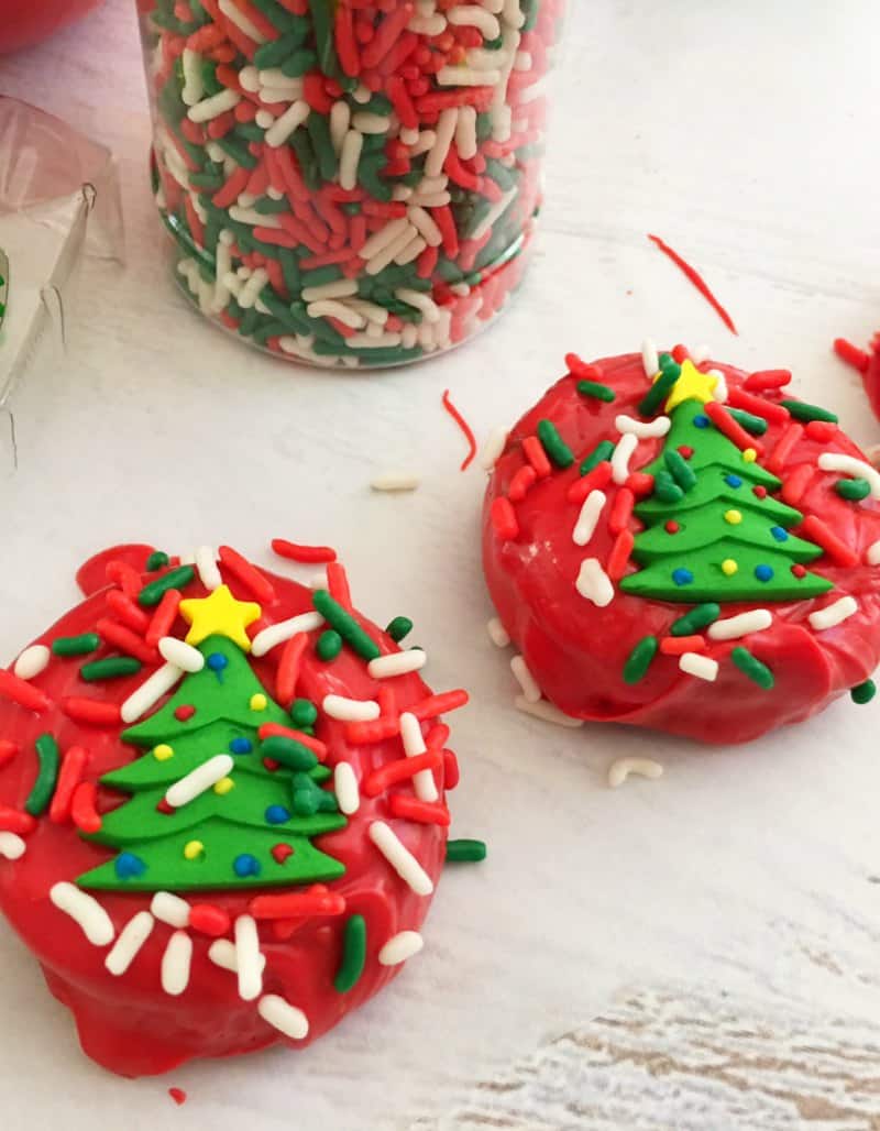 Christmas tree Oreos