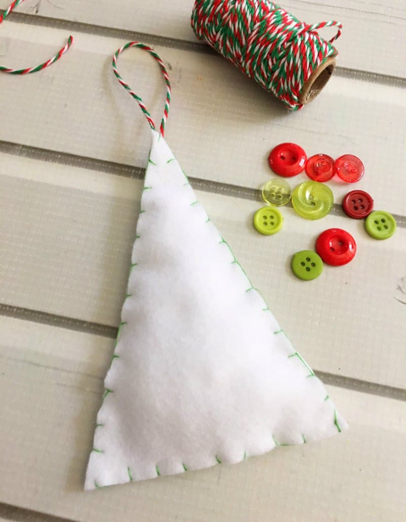 Felt Tree Ornament Craft