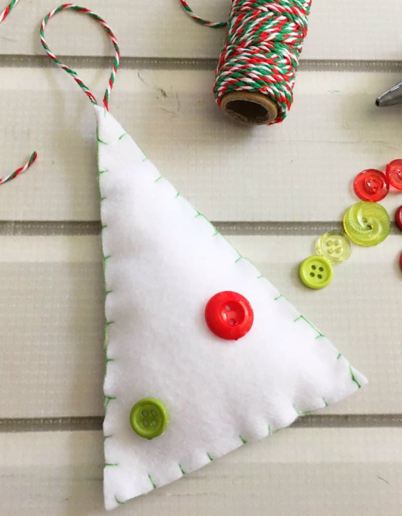 Felt Tree Ornament Craft