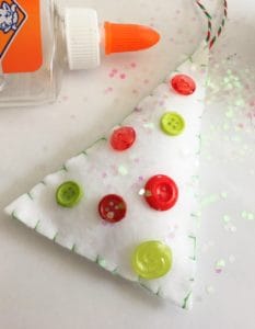 Felt tree ornament
