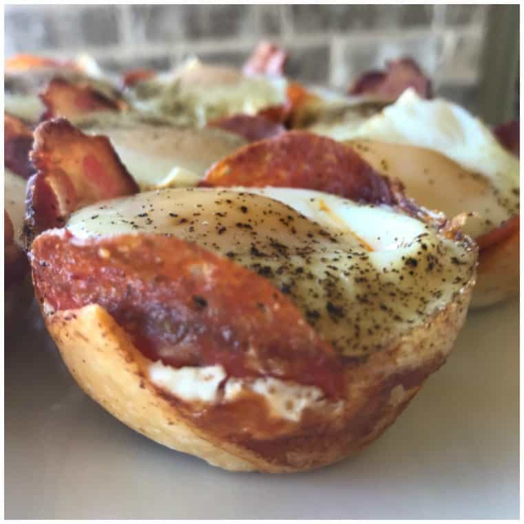 Low Carb Breakfast Cups Made in a Muffin Tin