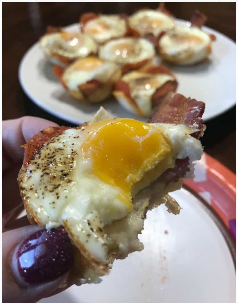 Low Carb Breakfast Cups Made in a Muffin Tin