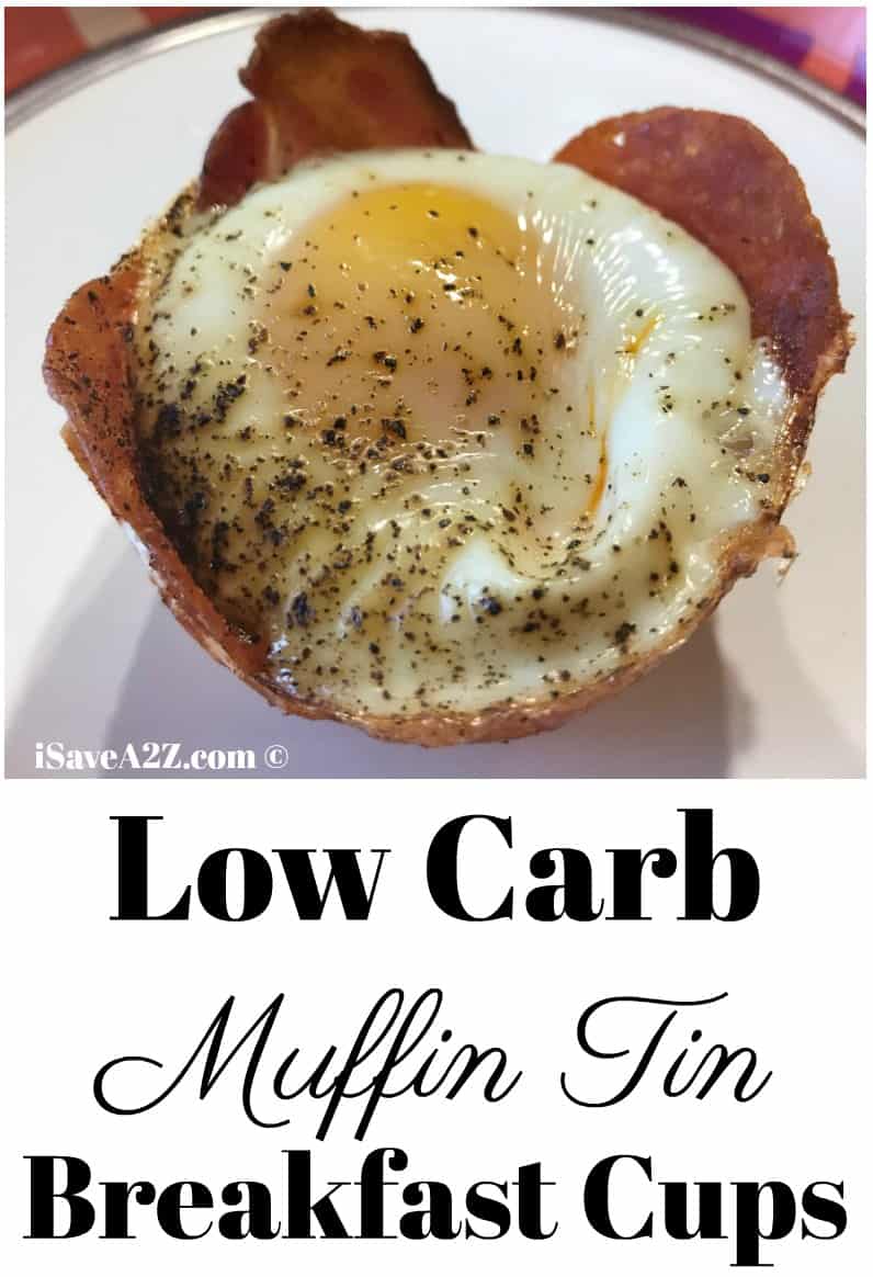 Low Carb Breakfast Cups Made in a Muffin Tin