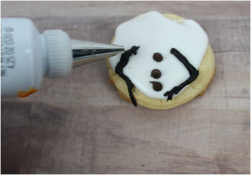 Melting Snowman Cookies