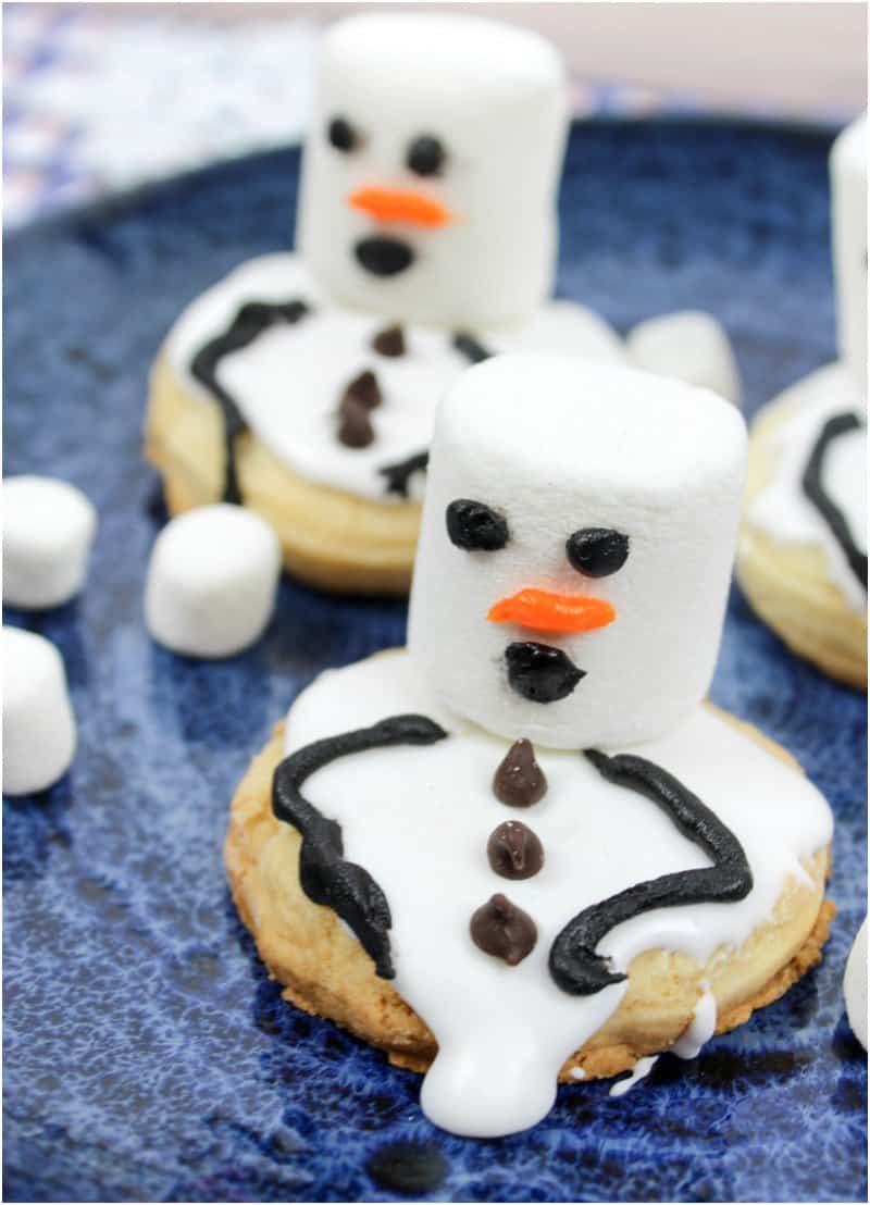 Melting Snowman Cookies