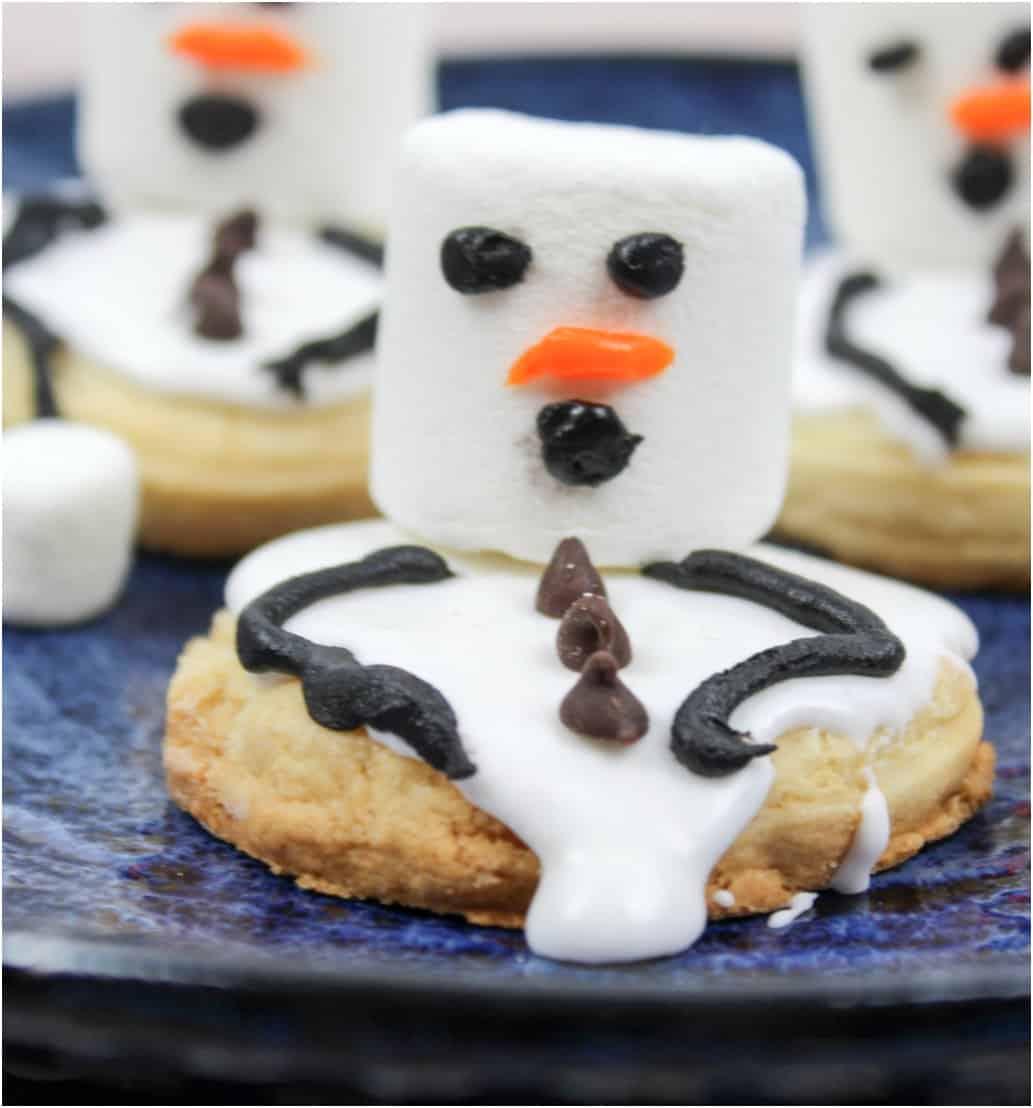 Melting Snowman Cookies