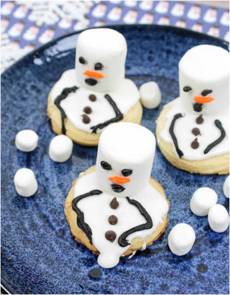 Melting Snowman Cookies