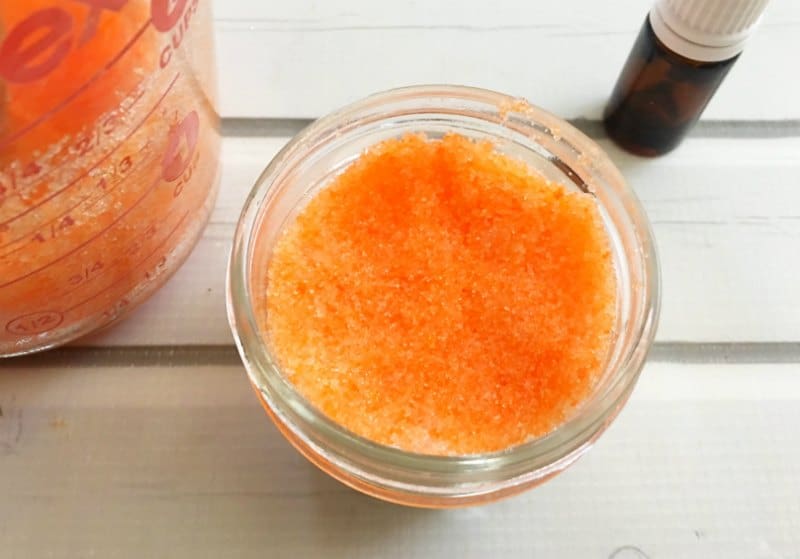 Candy Corn Sugar Scrub