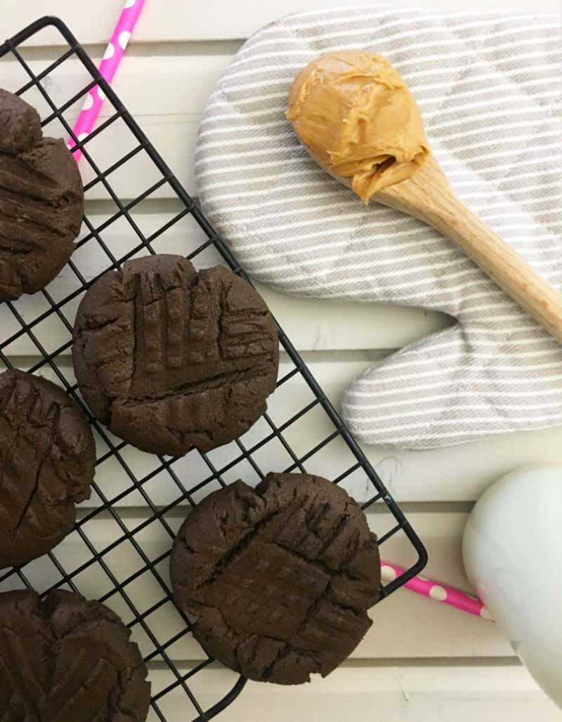 Soft Chocolate Peanut Butter Cookies Recipe