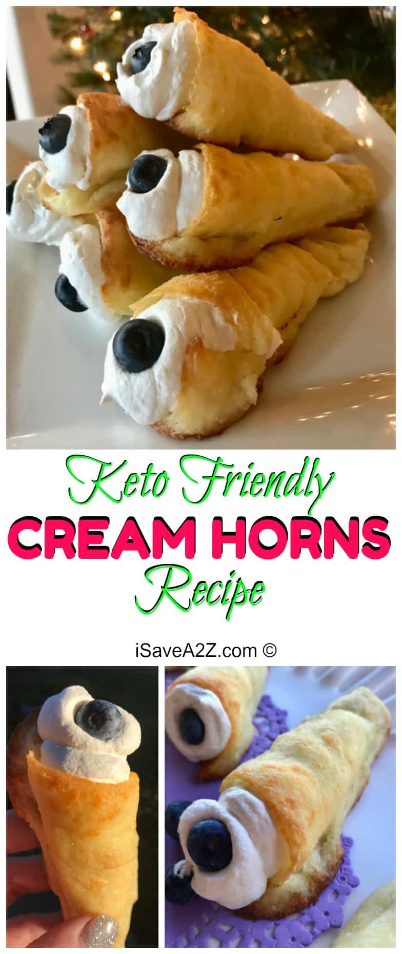 Keto Cream Horns Recipe