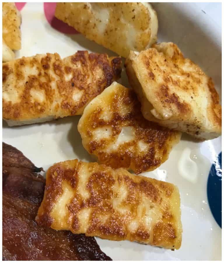 Keto Fried Cheese treats!