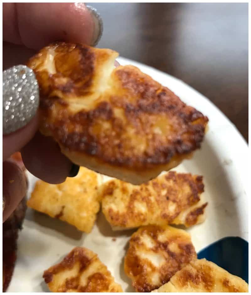 Keto Fried Cheese treats!