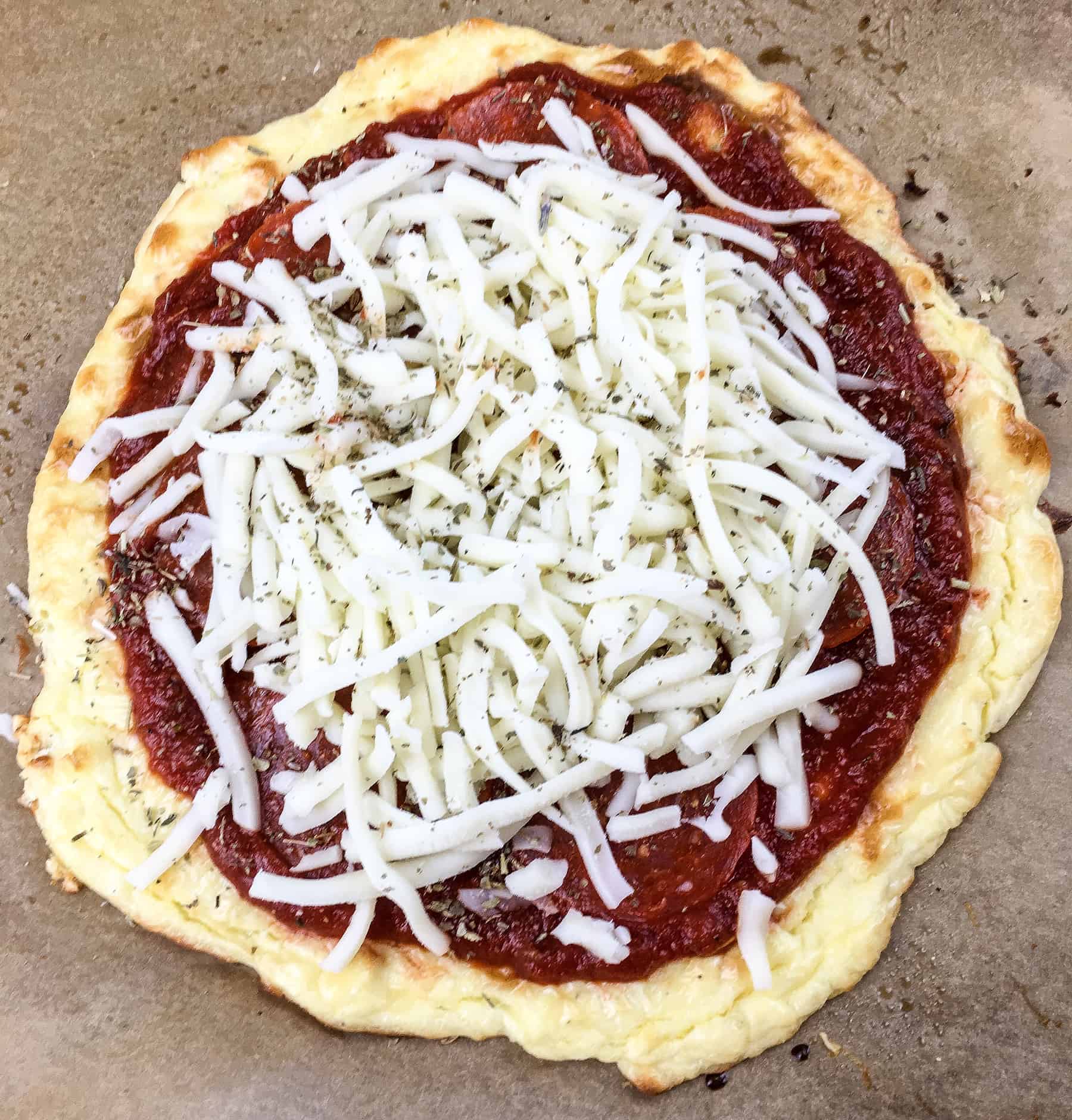 Keto Basil Pizza Recipe