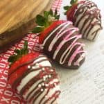 Valentine's Day Chocolate Covered Strawberries