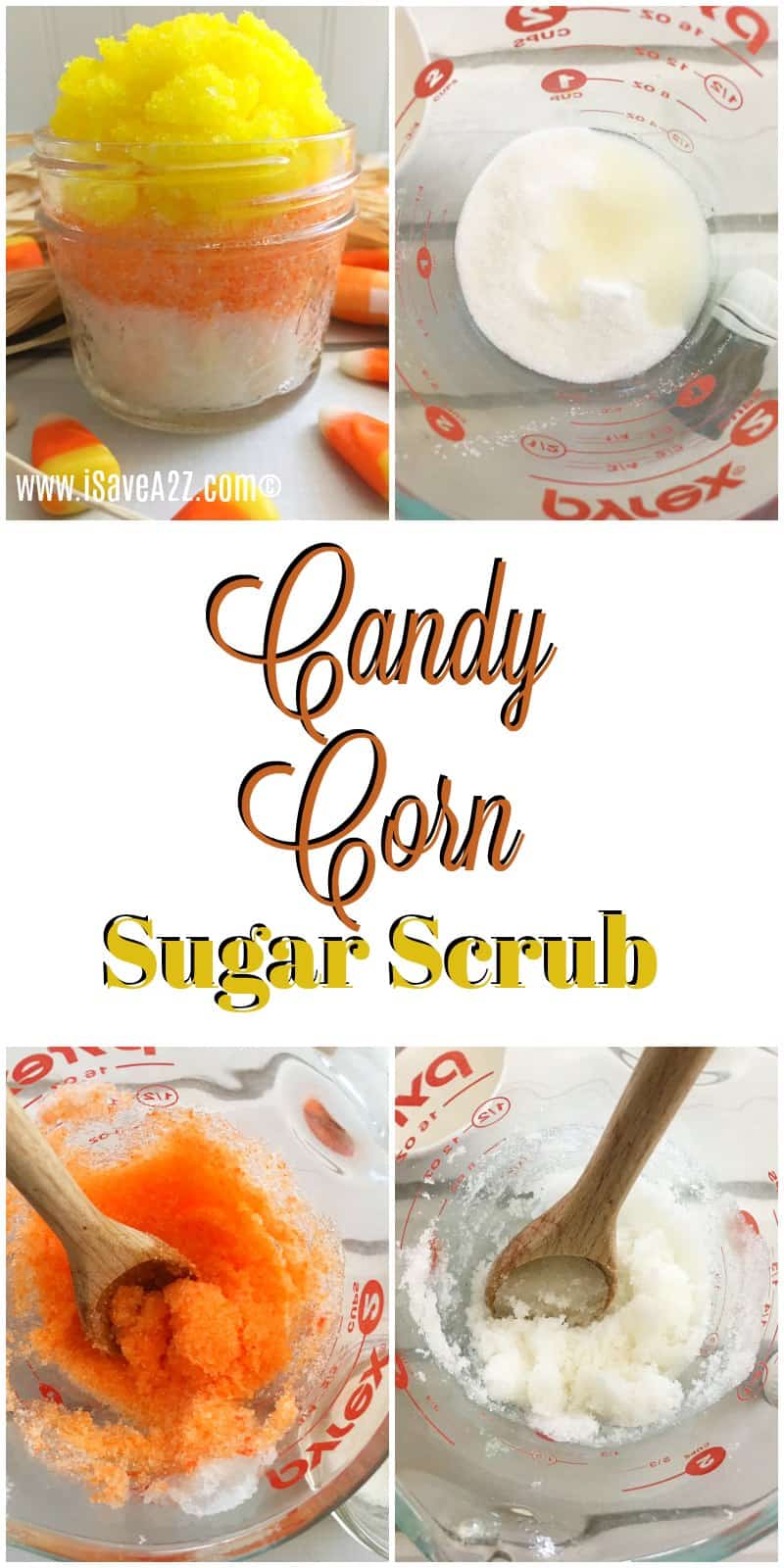 Candy Corn Sugar Scrub