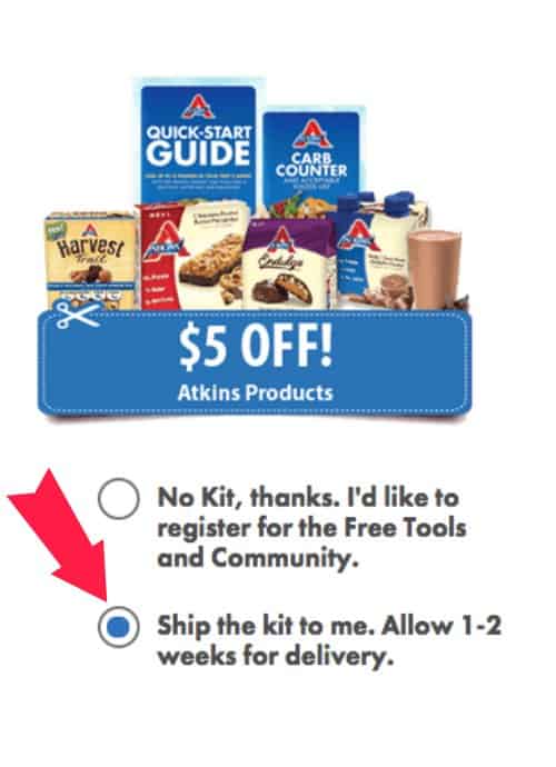 Free Atkins Starter Kit