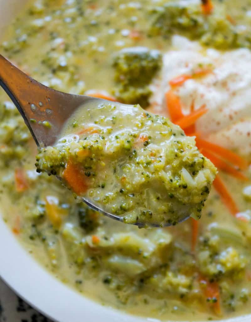 Easy 30 Minute Broccoli Cheddar Soup Recipe