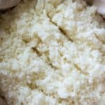 This is Cauliflower Rice with Cilantro and Lime! This is a perfect recipe for those who want a bowl of healthier rice. This cauliflower rice is easy to make and will melt into your mouths.