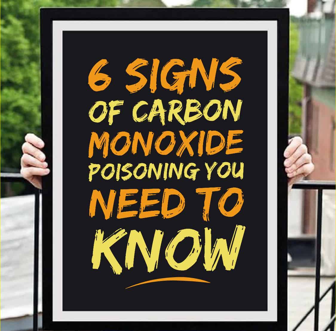 6 Signs of Carbon Monoxide Poisoning (Plus a Giveaway)