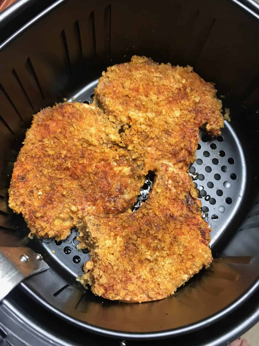 Crispy Parmesan Crusted Pork Chops